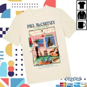 Paul Mccartney Store Merch Got Back 2025 Atlanta Event T-Shirt
