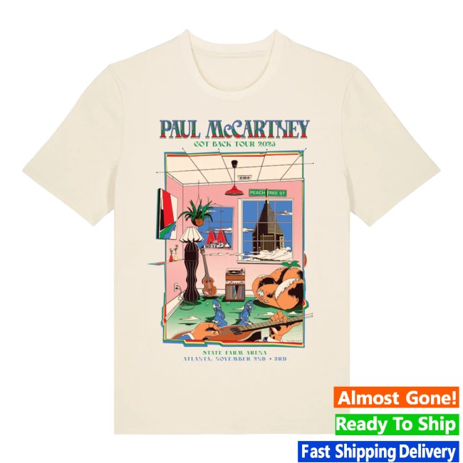 Paul Mccartney Store Merch Got Back 2025 Atlanta Event T-Shirt Paul Mccartney Store Merch Got Back 2025 Atlanta Event T-Shirt