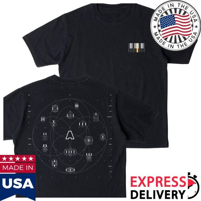 Armada Music Store Merch Piano Circles T-Shirt Armada Music Store Merch Piano Circles T-Shirt