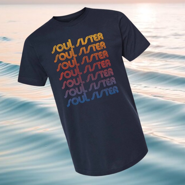 Train Store Merch Soul Sister Repeat Tee Train Store Merch Soul Sister Repeat Tee