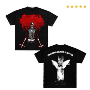 Haunted Mound Merch Store Sematary W Da Crosses Tee