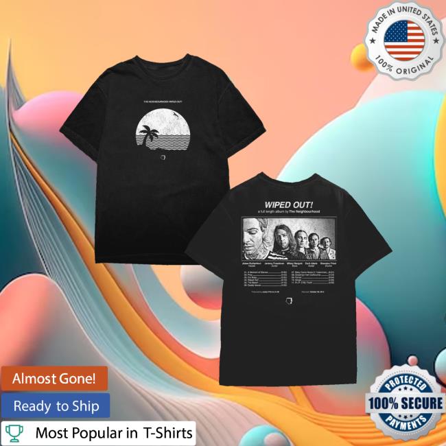 Thenbhd Shop Merch Wiped Out Album Tee Thenbhd Shop Merch Wiped Out Album Tee