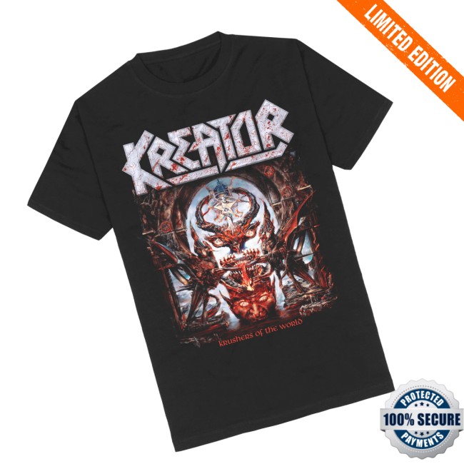 Kreator Us Store Merch Krushers Of The World Shirt Kreator Us Store Merch Krushers Of The World Shirt