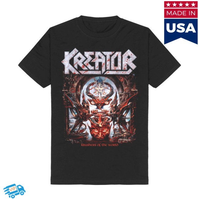Kreator Us Store Merch Krushers Of The World Shirt Kreator Us Store Merch Krushers Of The World Shirt