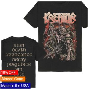 Kreator Us Store Merch Seven Serpents Shirt Kreator Us Store Merch Seven Serpents Shirt