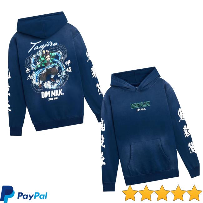 Dim Mak Collection Merch Store Dim Mak X Demon Slayer Tanjiro River Hoodie Dim Mak Collection Merch Store Dim Mak X Demon Slayer Tanjiro River Hoodie