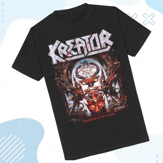 Kreator Store Merch Krushers Of The World Shirt Kreator Store Merch Krushers Of The World Shirt