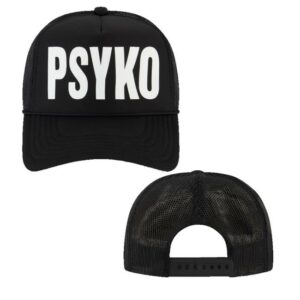 Osamason Merch Store Psyko Trucker Hat Black Osamason Merch Store Psyko Trucker Hat Black