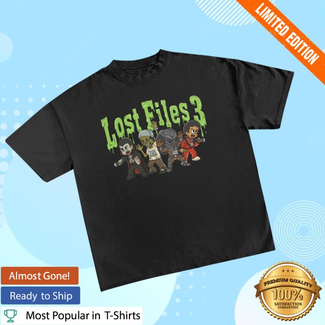 1019 Records Store Merch Lost Files 3 T-Shirt 1019 Records Store Merch Lost Files 3 T-Shirt