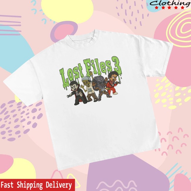 1019 Records Store Merch Lost Files 3 White T-Shirt 1019 Records Store Merch Lost Files 3 White T-Shirt