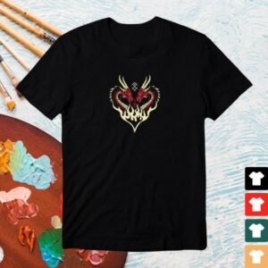 Kruzadar Store Merch Kruzadar® Dragon Heart Black Tee