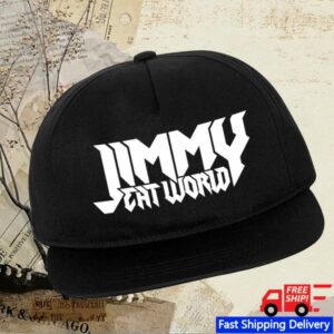 Jimmy Eat World Store Merch Something Loud Logo Snapback Black Hat