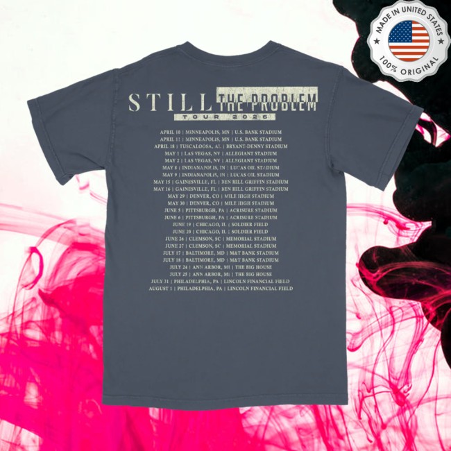 Morgan Wallen Store Merch Still The Problem Tour T-Shirt Morgan Wallen Store Merch Still The Problem Tour T-Shirt