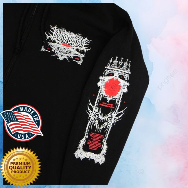 Lorna Shore Band Store Merch Lorna Shore Damned Zip Hooded Sweatshirt Lorna Shore Band Store Merch Lorna Shore Damned Zip Hooded Sweatshirt