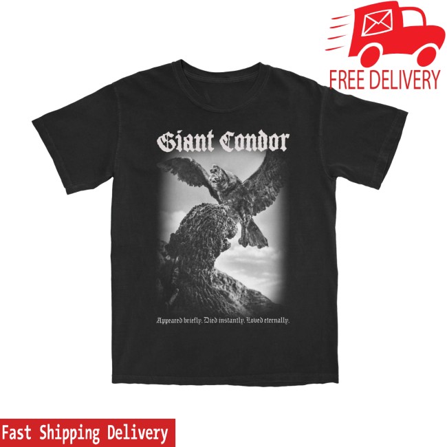 Godzilla Store Merch Giant Condor Vintage Black T-Shirt Godzilla Store Merch Giant Condor Vintage Black T-Shirt