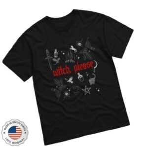 Author Garrett Store Merch Witch, Please! Flash Tattoo Comfort Colors Tee