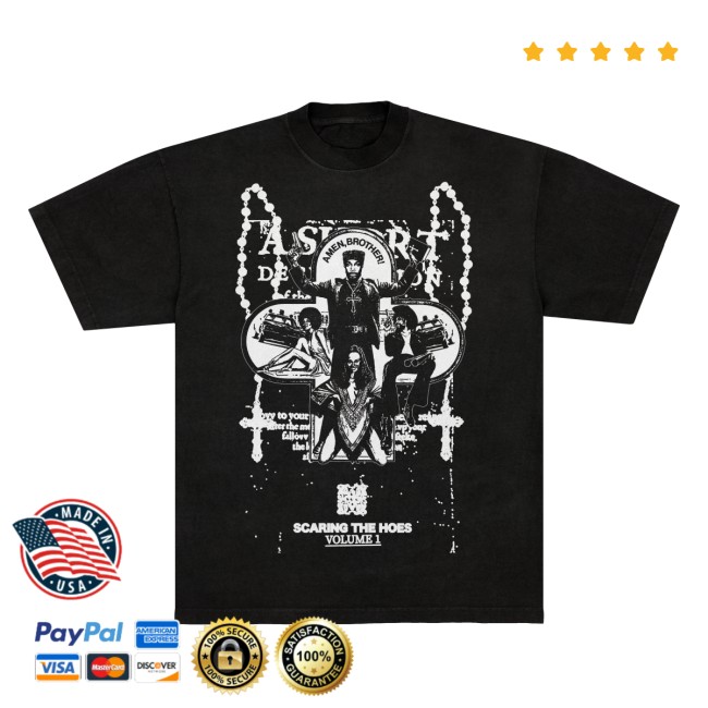 Jpegmafia Store Merch Amen Brother Black Tee Jpegmafia Store Merch Amen Brother Black Tee