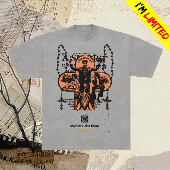 Jpegmafia Store Merch Amen Brother Gray Tee Jpegmafia Store Merch Amen Brother Gray Tee