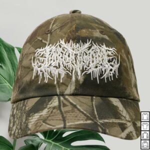 Lorna Shore Merch Store Lorna Shore Drip Logo Camo Dad Hat