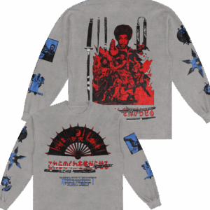 Jpegmafia Store Merch Black Dynamite Gray Long Sleeve Tee