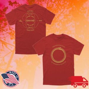 Premier Vinyl Merch Store The Reinvention Tracklist Og Version T-Shirt Red