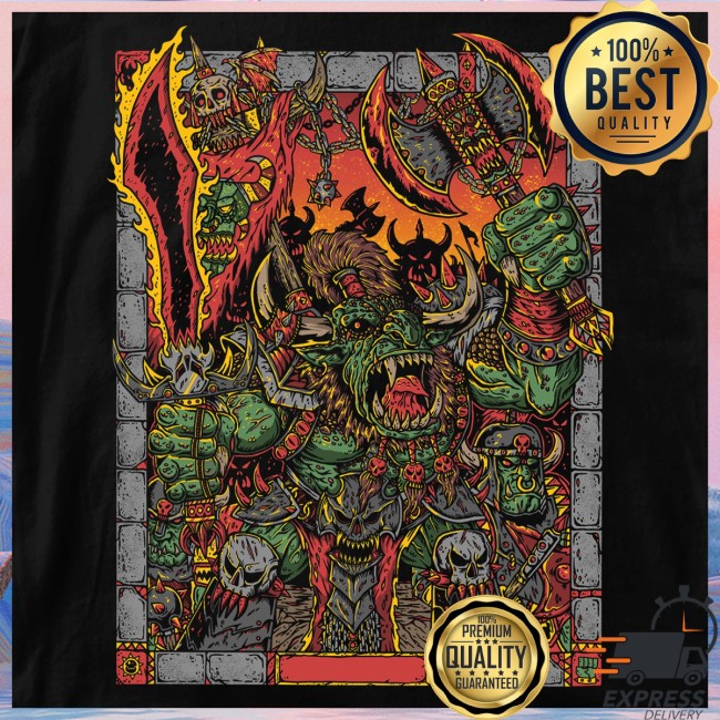 Electric Witch Store Merch Orc Boss Long Sleeve T-Shirt Electric Witch Store Merch Orc Boss Long Sleeve T-Shirt