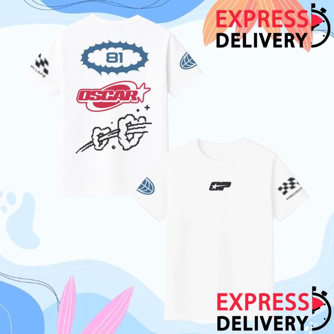 Oscar Piastri Merch Store Origins T-Shirt White Oscar Piastri Merch Store Origins T-Shirt White