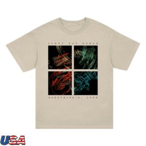 Jimmy Eat World Merch Store Somethings Loud Quad Logo T-Shirt Cream