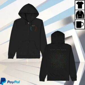 Jimmy Eat World Merch Store Somethings Loud Zip Up Hoodie Black