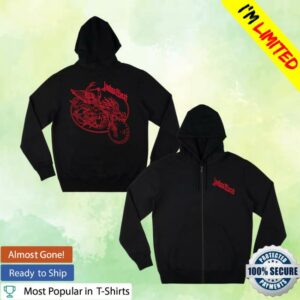 Judas Priest Merch Store Painkiller Linear Zip-Up Hoodie