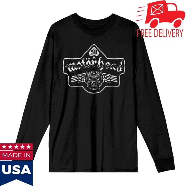 Motorhead Merch Store 50Th Anniversary Long Sleeve Tee Motorhead Merch Store 50Th Anniversary Long Sleeve Tee