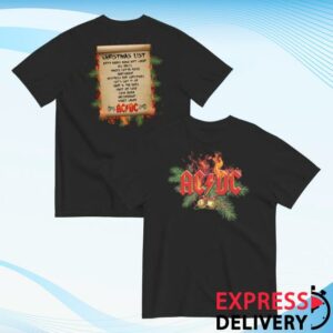 Acdc Merch Store Holiday Wish List T-Shirt