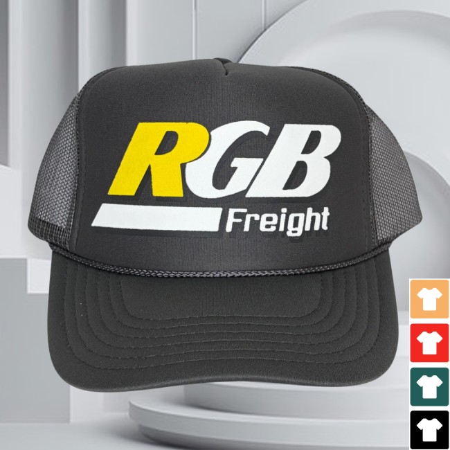 Roygbiv Store Merch Rgb Freight Black Trucker Hat Roygbiv Store Merch Rgb Freight Black Trucker Hat