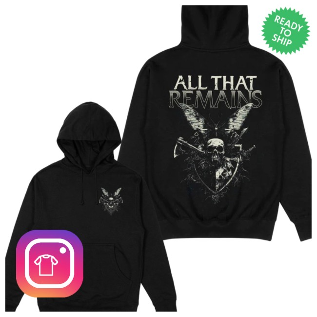 All That Remains Store Merch Crest Hoodie All That Remains Store Merch Crest Hoodie