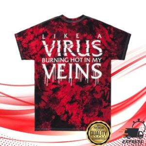 All That Remains Store Merch Like A Virus Dye Tee