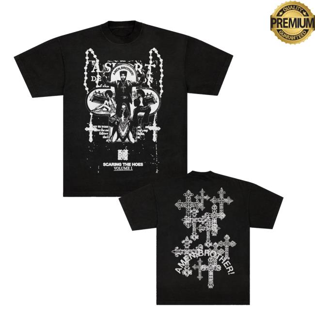 Jpegmafia Shop Merch Amen Brother Tee Black Jpegmafia Shop Merch Amen Brother Tee Black