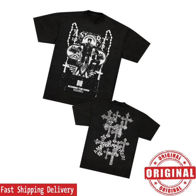 Jpegmafia Shop Merch Amen Brother Tee Black Jpegmafia Shop Merch Amen Brother Tee Black