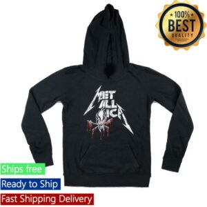 Metallica Merch Store Bloody Scary Guy Hoodie