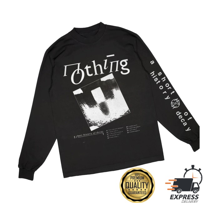 Run For Cover Records Store Merch Nothing A Short History Of Decay Long Sleeve Shirt Run For Cover Records Store Merch Nothing A Short History Of Decay Long Sleeve Shirt