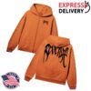 kenny Revenge Merch Store Arch Logo Zip Orange Blackv