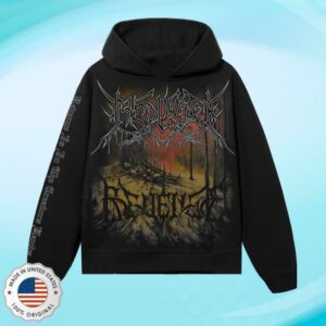Revenge Merch Store Forest Hoodie Black