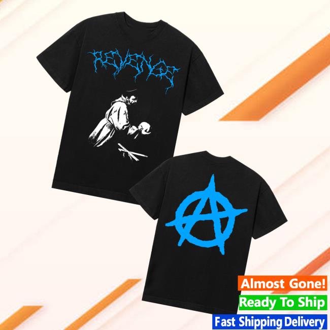 Revenge Merch Store St Francis Tee Black Blue Revenge Merch Store St Francis Tee Black Blue