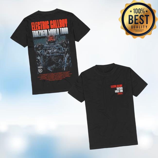 Electric Callboy Merch Store Tanzneid Tour Robot T-Shirts Electric Callboy Merch Store Tanzneid Tour Robot T-Shirts