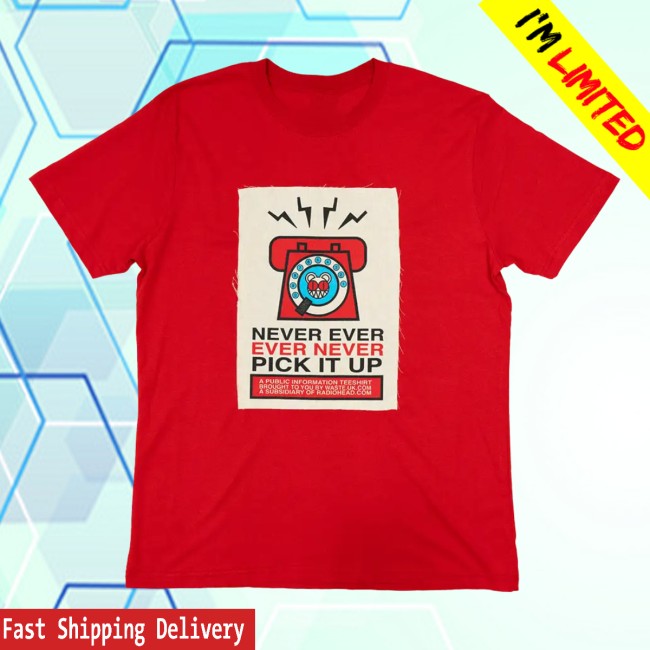 W.A.S.T.E. Store Merch Pick It Up Red T-Shirt W.A.S.T.E. Store Merch Pick It Up Red T-Shirt