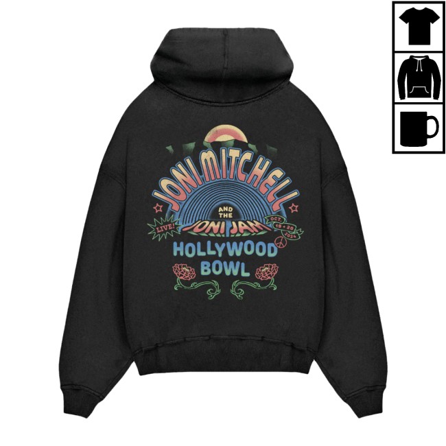 Joni Mitchell Store Merch Joni Jam Rainbowl Hoodie Joni Mitchell Store Merch Joni Jam Rainbowl Hoodie