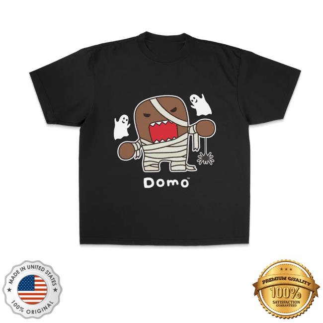 Domo Kun Merch Store Domo Mummy Tee Domo Kun Merch Store Domo Mummy Tee