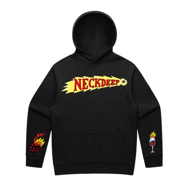 Hopeless Records Merch Store Neck Deep Shooting Eye Black Pullover Hopeless Records Merch Store Neck Deep Shooting Eye Black Pullover