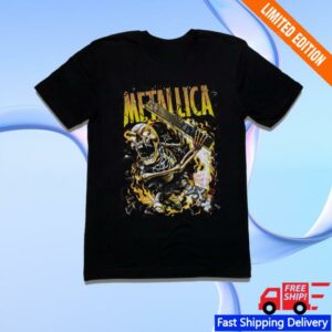 Metallica Store Merch 2 X 4 Poster Art T-Shirt
