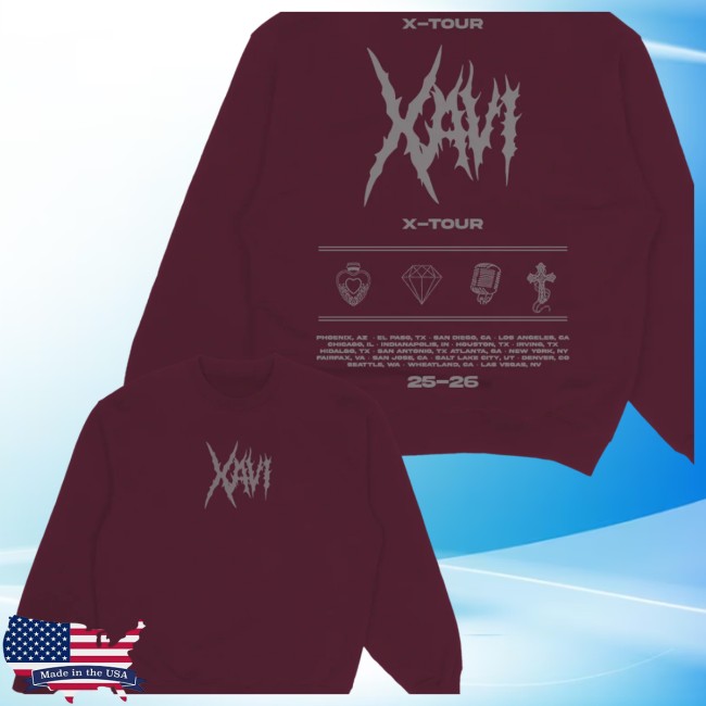Xavi Official Store Merch X-Tour Crew Xavi Official Store Merch X-Tour Crew