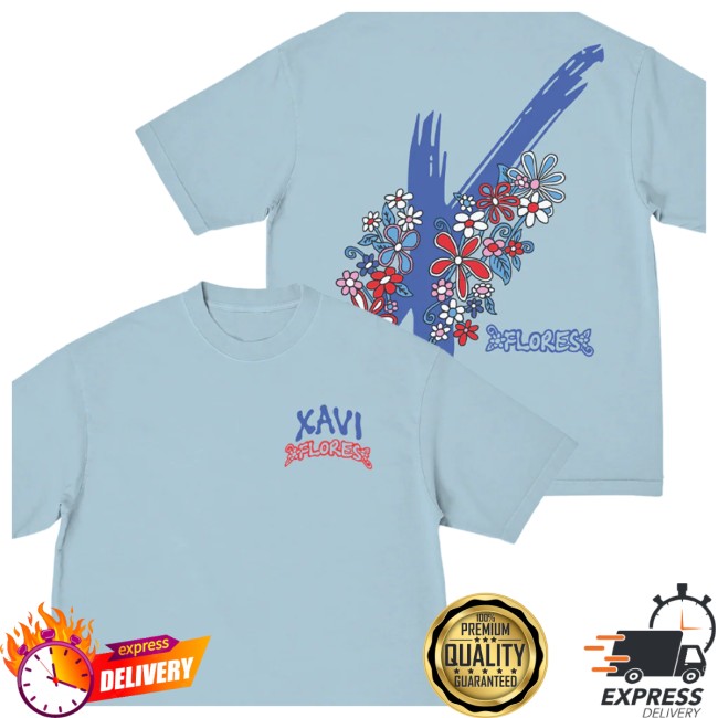 Xavi Official Store Merch Flores Tee Xavi Official Store Merch Flores Tee